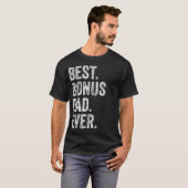 Bester Bonus-Vater je T-Shirt (Vorne ganz)