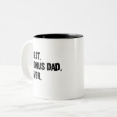 Bester Bonus-Vater je Zweifarbige Tasse (Vorderseite Links)