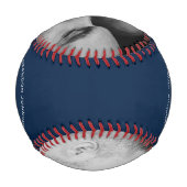 Bester Bonus-Vater Keepake Baseball (Rückseite)