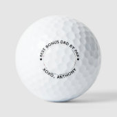 Bester BONUS-VATER nach Art des Personalisierten F Golfball (Vorderseite)