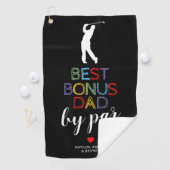 Bester Bonus Vater Par Golf Handtuch (Insitu)