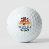 Bester Bonus Vater von Par Stepdad Vathers Day Ret Golfball (Vorderseite)