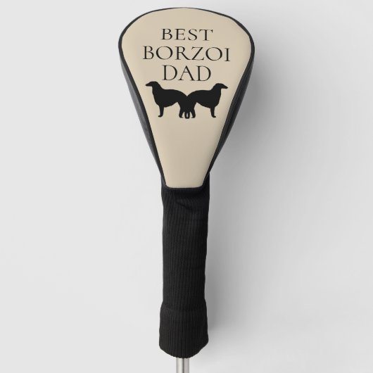 Bester Borzoi-Vater Golf Headcover (Vorderseite)