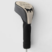 Bester Borzoi-Vater Golf Headcover (angewinkelt)