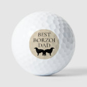 Bester Borzoi-Vater Golfball (Vorderseite)
