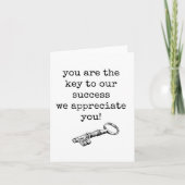 Bester Boss, Boss Wertschätzung, Minimalistische K Karte (Vorderseite)