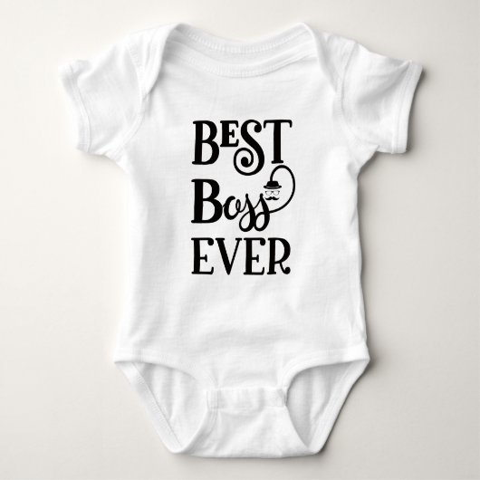 Bester Boss je Baby Strampler (Vorderseite)