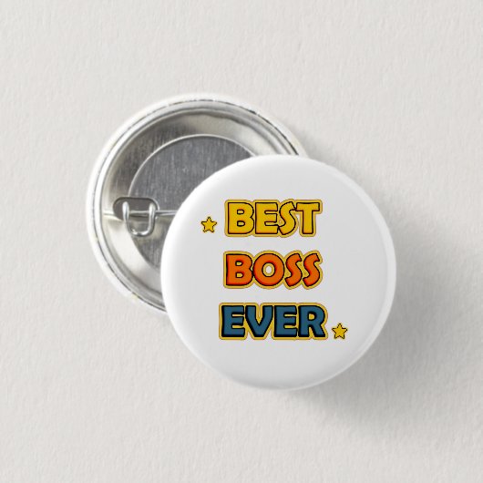 Bester Boss je Button (Vorne & Hinten)