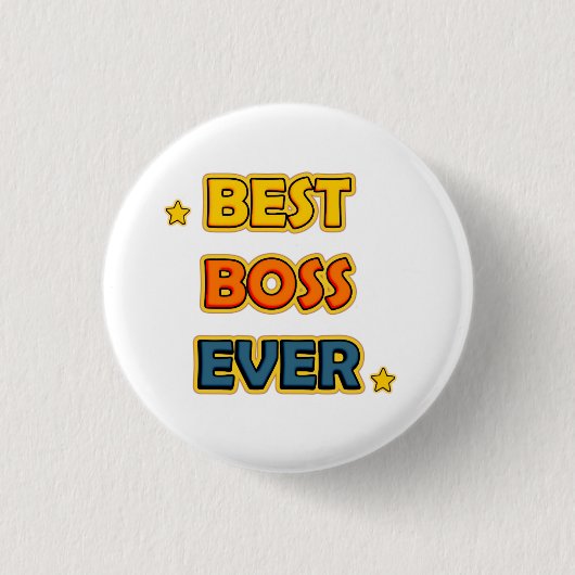Bester Boss je Button (Vorderseite)
