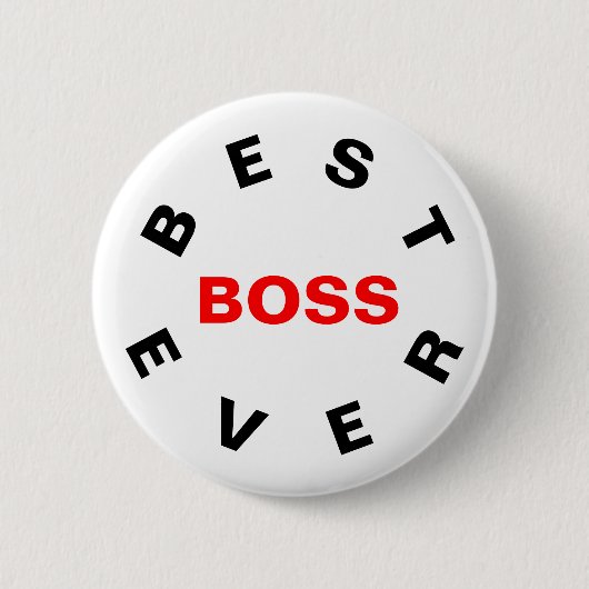 Bester Boss je Button (Vorderseite)