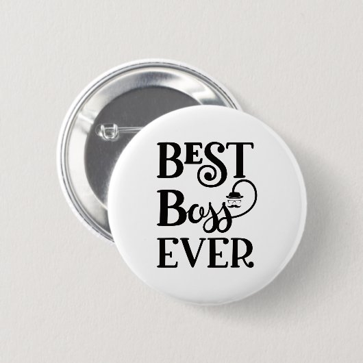 Bester Boss je Button (Vorne & Hinten)