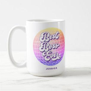 Bester Boss je Farbenfrohe Diskothek INDIVIDUE Kaffeetasse