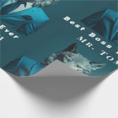 Bester Boss je Geschenkpapier (Ecke)