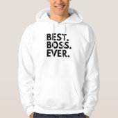 Bester Boss je Hoodie (Vorderseite)