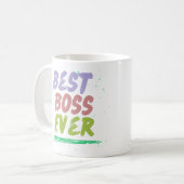 Bester Boss je Kaffeetasse (Vorderseite Links)