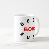 Bester Boss je Kaffeetasse (VorderseiteRechts)