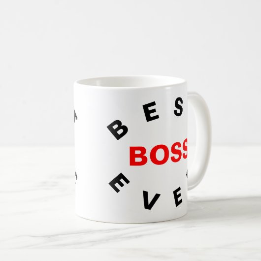 Bester Boss je Kaffeetasse (VorderseiteRechts)
