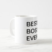 Bester Boss je Kaffeetasse (Vorderseite Links)
