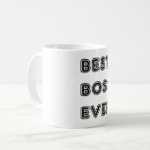 Bester Boss je Kaffeetasse (Vorderseite Links)