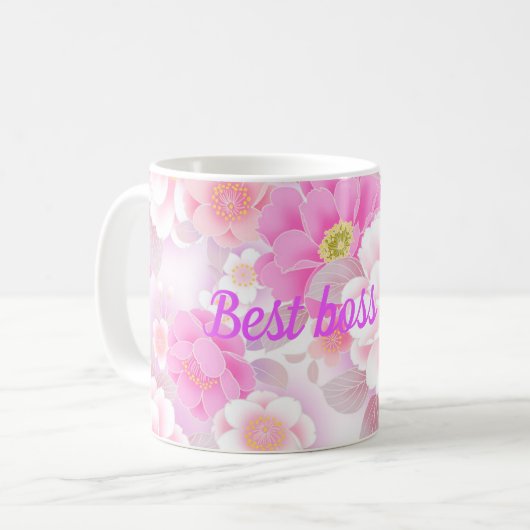 Bester Boss je Kaffeetasse (Vorderseite Links)