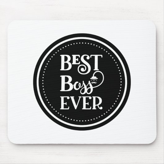 Bester Boss je Maus-Pad Mousepad (Vorne)