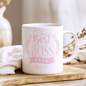 Bester Boss je Personalisierter Kranz Kaffeetasse