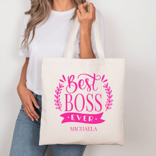 Bester Boss je Personalisierter Kranz Tragetasche