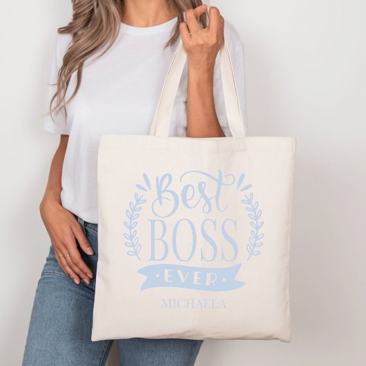 Bester Boss je Personalisierter Kranz Tragetasche