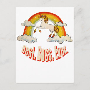Bester Boss je Postkarte
