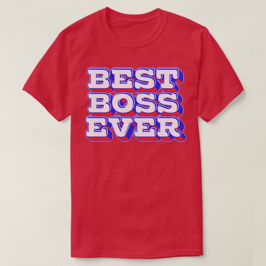 Bester Boss je T-Shirt (Design vorne)