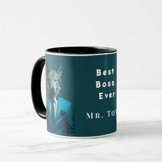 Bester Boss je Tasse (Vorderseite Links)