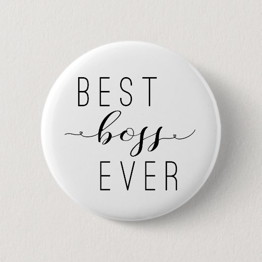 Bester Boss je Taste Abzeichen Button (Vorderseite)