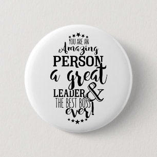 Bester Boss je Taste Abzeichen Button