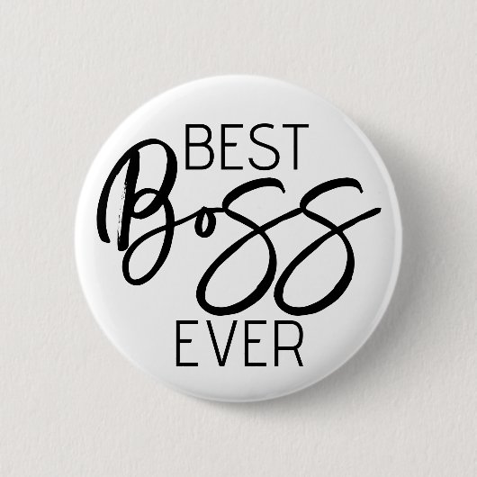 Bester Boss je Taste Abzeichen Button (Vorderseite)