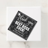 Bester Boss je Vielen Dank Tag Geschenkanhänger (Beispiel)