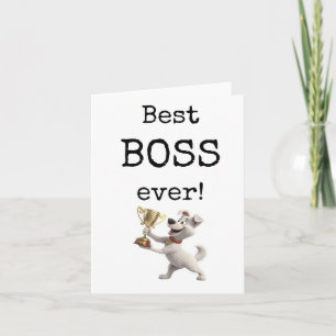 Bester Boss je, Wertungskarte Karte