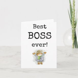 Bester Boss je, Wertungskarte, Niedlich Karte