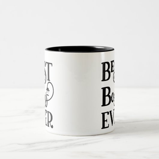 Bester Boss je Zweifarbige Tasse (Mittel)