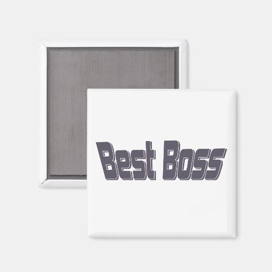 Bester Boss Magnet (Vorderseite/Rückseite)