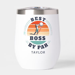 Bester Boss nach Par Custom Retro Golf Arbeitgeber