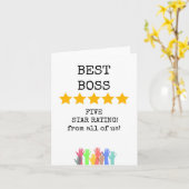 Bester Boss, Wertungskarte Karte (Gelbe Blume)