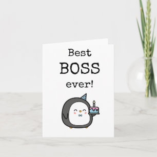 Bester Boss, Wertungskarte, Niedlich Karte