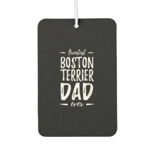 Bester Boston Terrier Vater Funny Dog Vater Gesche Autolufterfrischer