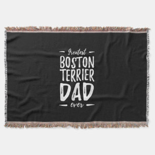 Bester Boston Terrier Vater Funny Dog Vater Gesche Decke
