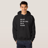 Bester Bowling-Vater aller Zeiten Hoodie (Vorne ganz)