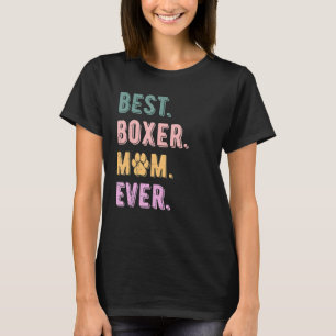 Bester Boxer Hund Mama je Frauen Boxer Dog T-Shirt