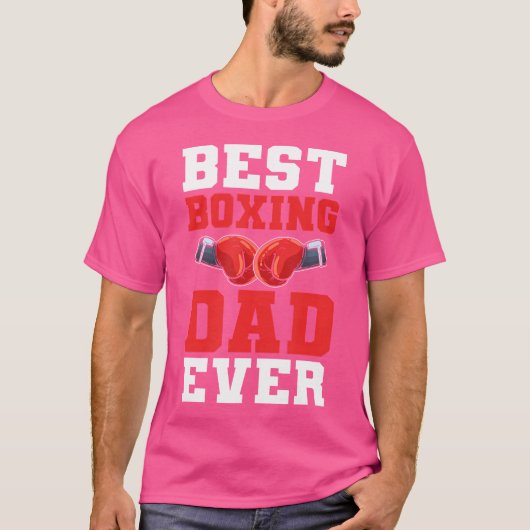 Bester Boxer Vater je. Boxer T-Shirt (Vorderseite)