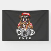 Bester Boxer-Vater überhaupt Banner (Horizontal)