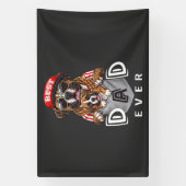 Bester Boxer-Vater überhaupt Banner (Vertikal)