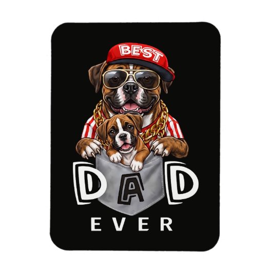 Bester Boxer-Vater überhaupt Magnet (Vertikal)